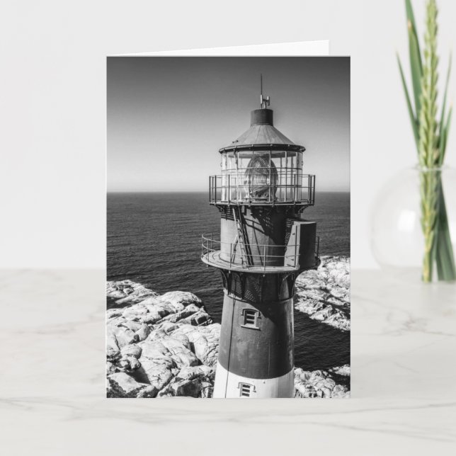 The Lantern Room of a Lighthouse | Bømlo Norway Card (Front)