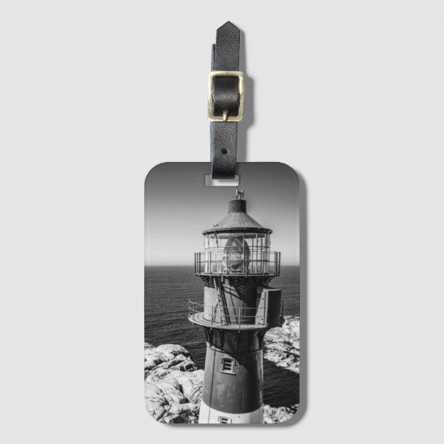 The Lantern Room of a Lighthouse | Bømlo Norway Luggage Tag (Front Vertical)