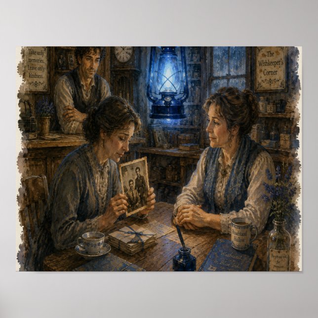 The Lantern That Flickered Blue: Plate RH-WC-B2-00 Poster (Front)