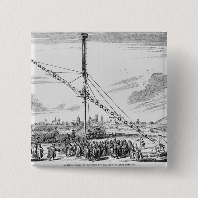 The Large Astronomical Telescope 15 Cm Square Badge (Front)