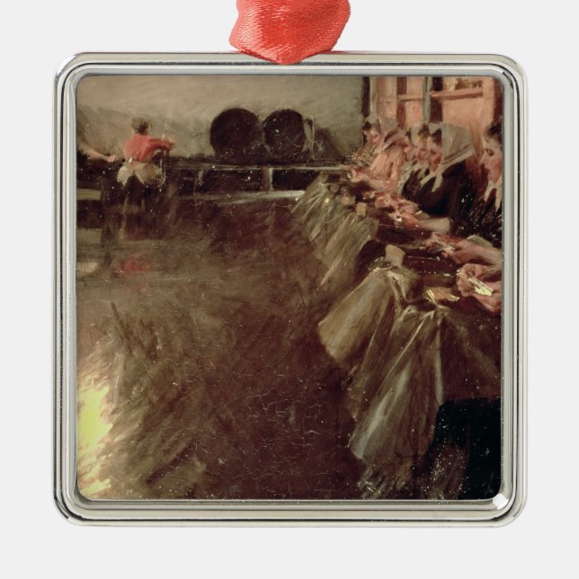 The Large Brewery, 1890 Metal Tree Decoration (Front)