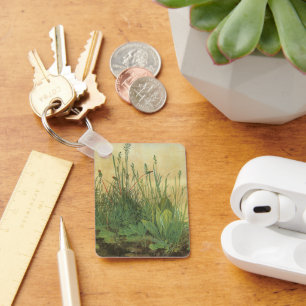The Large (Great) Piece of Turf by Albrecht Durer Key Ring