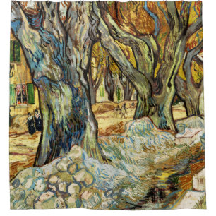 The Large Plane Trees By Vincent Van Gogh Shower Curtain