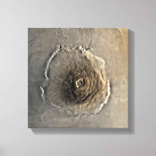 The largest known volcano in the solar system canvas print (Front)