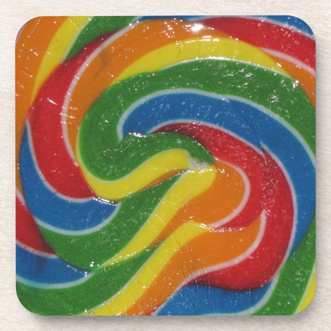 The Largest Lollipop in the World Coaster Set (Front)