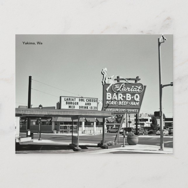 The Lariat - Yakima, WA Postcard (Front)