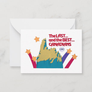 The Last and the Best Canadians Card