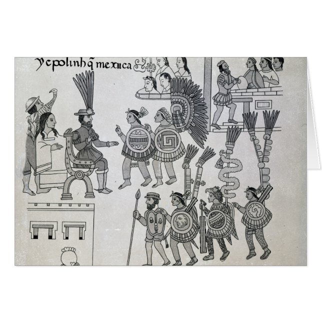 The last Aztec Emperor Cuauhtemoc surrenders (Front Horizontal)
