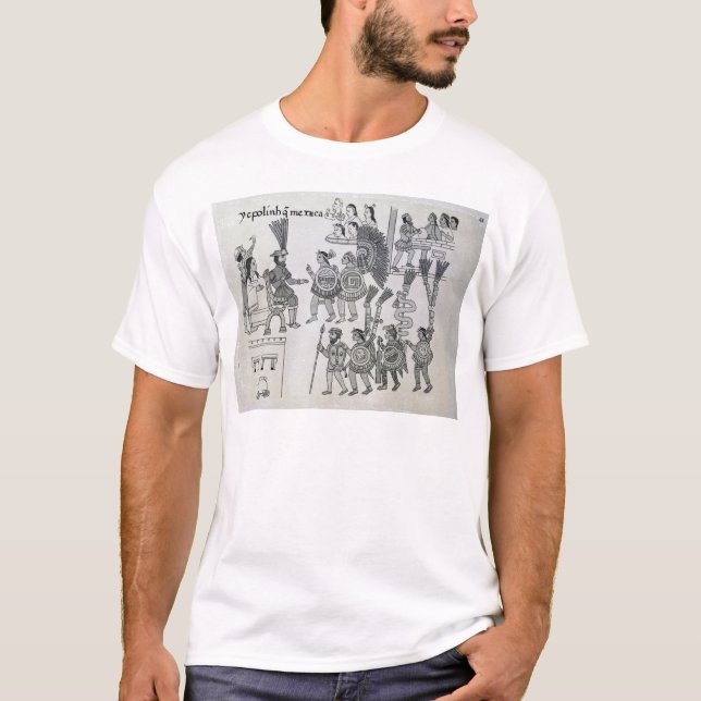The last Aztec Emperor Cuauhtemoc surrenders T-Shirt (Front)