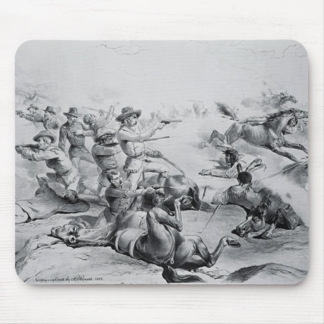 The Last Battle of General Custer Mouse Mat (Front)