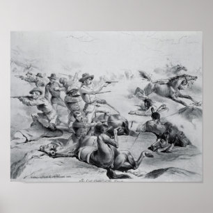 The Last Battle of General Custer Poster