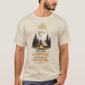 The Last Campfire Tent - Vintage Wilderness Advent T-Shirt