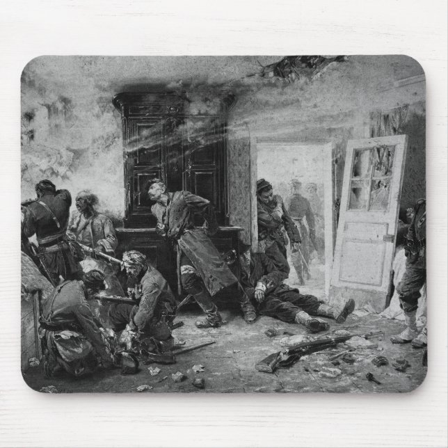 The last cartridges at Balan near Sedan, 1870 Mouse Mat (Front)