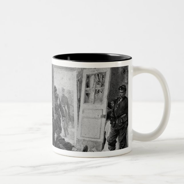 The last cartridges at Balan near Sedan, 1870 Two-Tone Coffee Mug (Right)