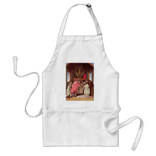 The Last Communion Of St. Jerome By Botticelli Standard Apron