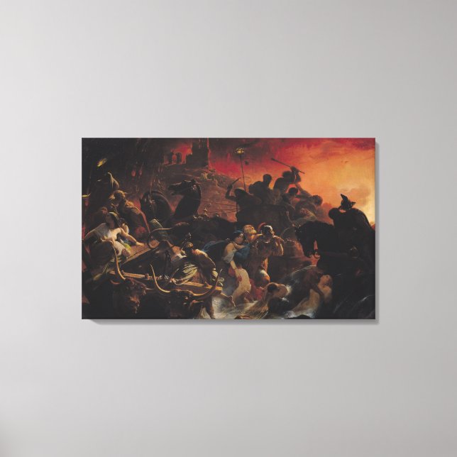 The Last Days of Pompeii Canvas Print (Front)