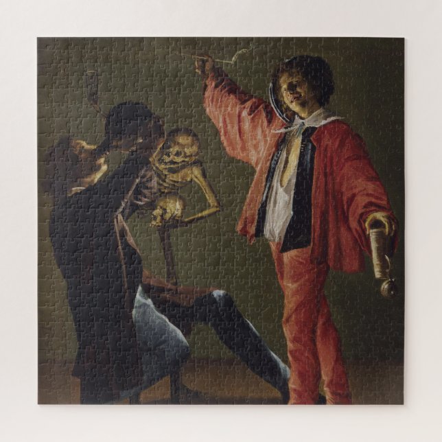 The Last Drop of Beer Before the Party Ends Jigsaw Puzzle (Vertical)