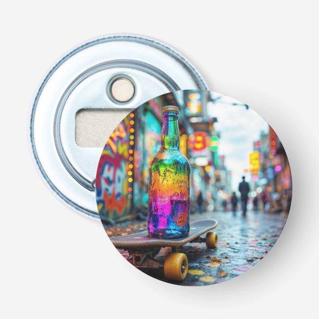 The Last Drop of Neon Bottle Opener (Front)