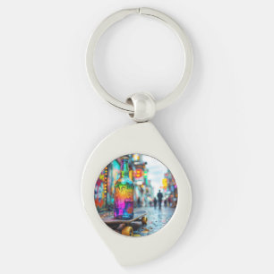 The Last Drop of Neon Key Ring