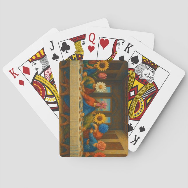 The Last Flower Supper Playing Cards (Back)