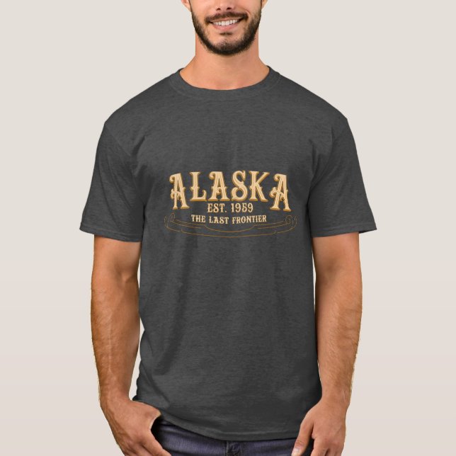 The Last Frontier Alaska T-Shirt (Front)