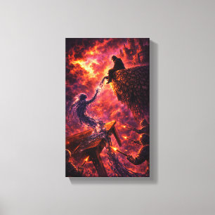 The Last Hand Reaching Canvas Print