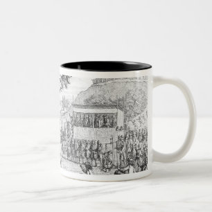 The Last Horse Race run Two-Tone Coffee Mug