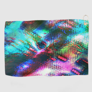 The last image recycle, texture coloured old burnt golf towel