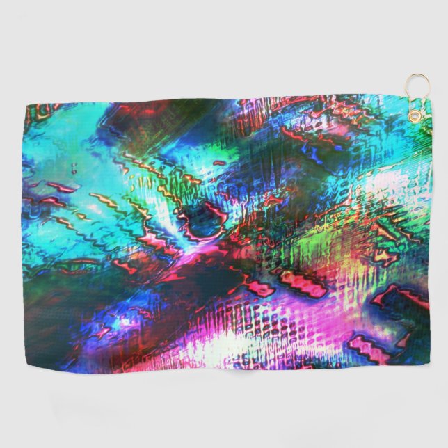 The last image recycle, texture coloured old burnt golf towel (Horizontal)