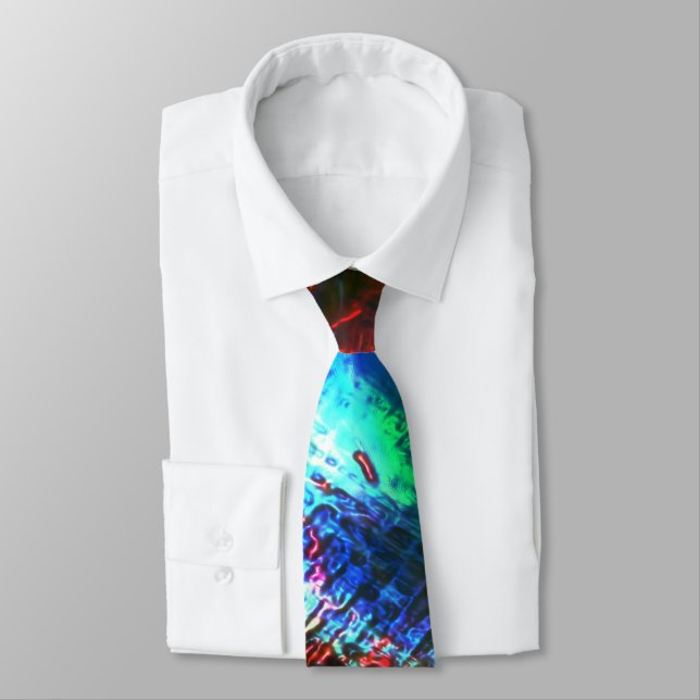 The last image recycle, texture coloured old burnt tie (Tied)