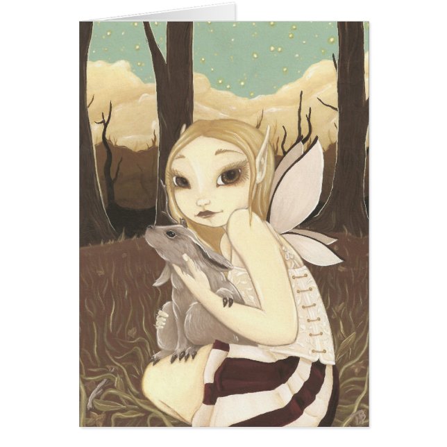 The Last Jackalope - Fairy Card (Front)