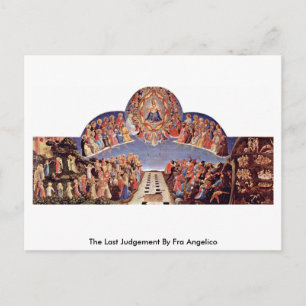 The Last Judgement By Fra Angelico Postcard