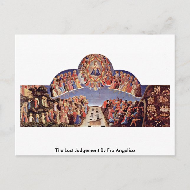 The Last Judgement By Fra Angelico Postcard (Front)