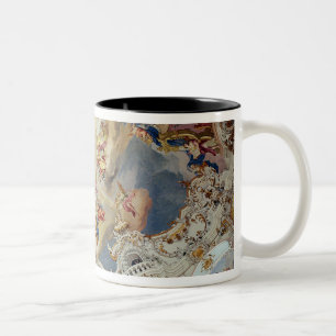 The Last Judgement, ceiling painting Two-Tone Coffee Mug