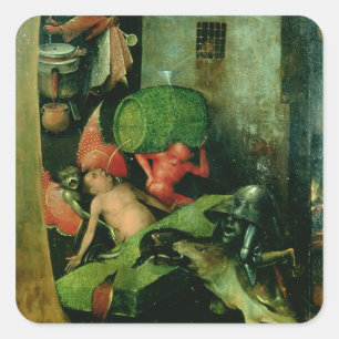 The Last Judgement : Detail of the Cask Square Sticker