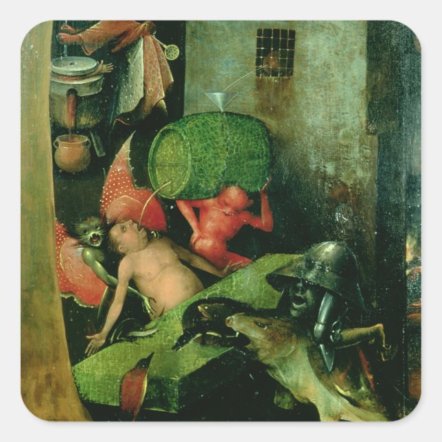 The Last Judgement : Detail of the Cask Square Sticker (Front)