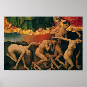 The Last Judgement, detail of the entrance Poster