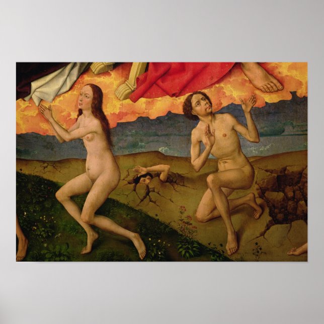 The Last Judgement, detail of the resurrection Poster (Front)