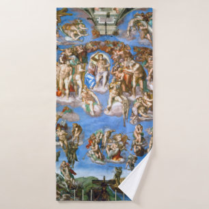 The Last Judgement, Michelangelo, 1536-1541 Bath Towel