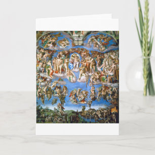 The Last Judgement, Michelangelo, 1536-1541 Card