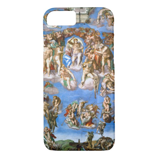 The Last Judgement, Michelangelo, 1536-1541 Case-Mate iPhone Case (Back)