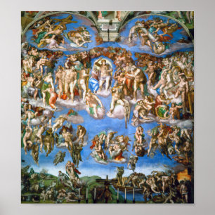 The Last Judgement, Michelangelo, 1536-1541 Poster