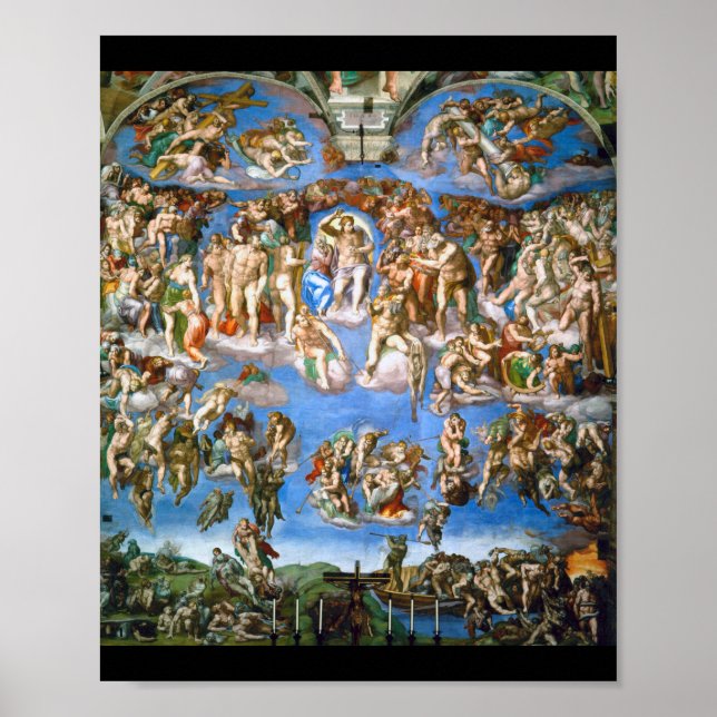 The Last Judgement, Michelangelo, 1536-1541 Poster (Front)