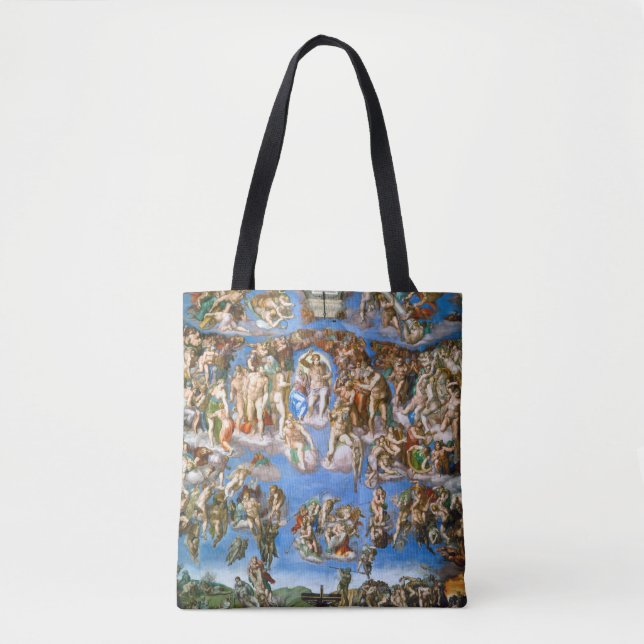 The Last Judgement, Michelangelo, 1536-1541 Tote Bag (Front)