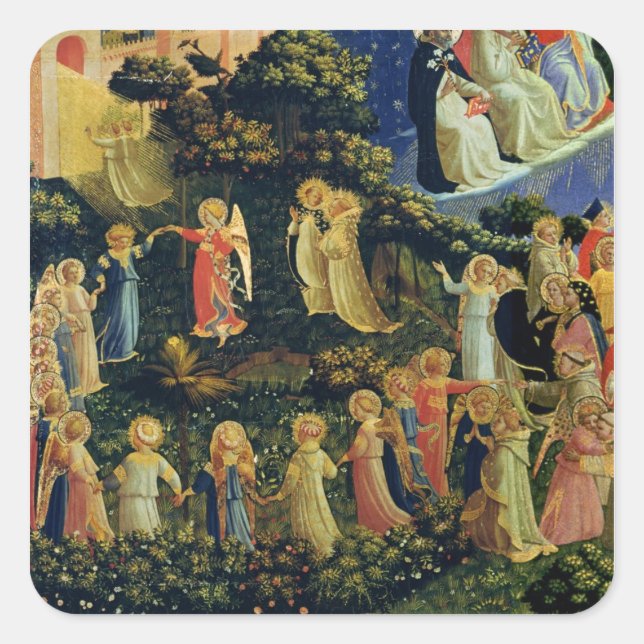 The Last Judgement Square Sticker (Front)