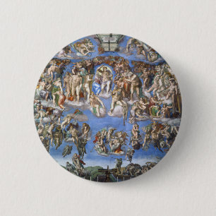 The Last Judgment 6 Cm Round Badge
