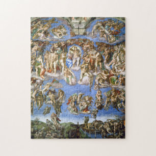 The Last Judgment Fresco by Michelangelo Jigsaw Puzzle