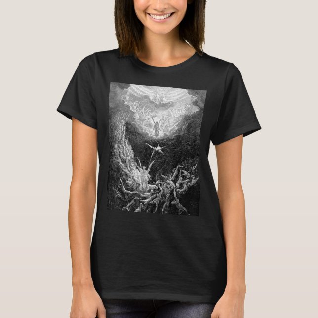 The Last Judgment Gustave Dore Biblical Art T-Shirt (Front)