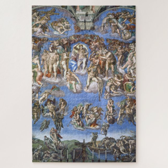 The Last Judgment - Michelangelo's Masterpiece Jigsaw Puzzle (Vertical)