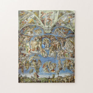 The Last Judgment, Sistine Chapel by Michelangelo Jigsaw Puzzle